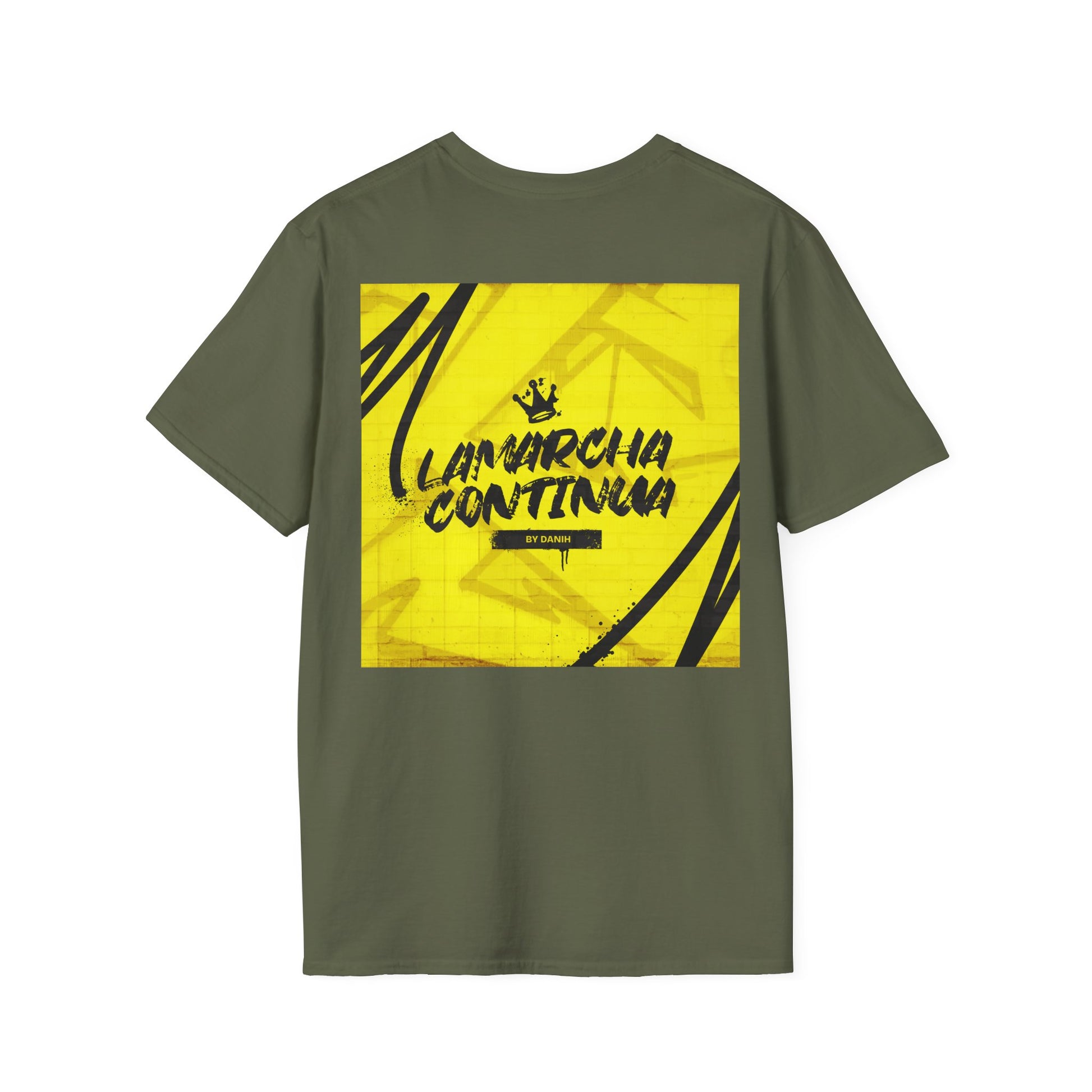 Camiseta Unisex Happy + Diseño en la espalda